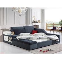 XLX  现代卧室家具 1.8米布艺床 Z-LXL-8810