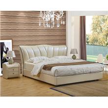 JDS 现代卧室家具 双人床 1.8米床 皮艺床 Z-9896
