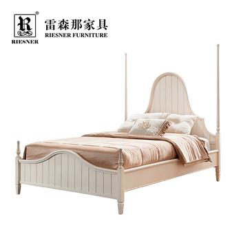 格美那 现代轻奢美式系列 卧室家具 实木 排骨架床 MC02-037M